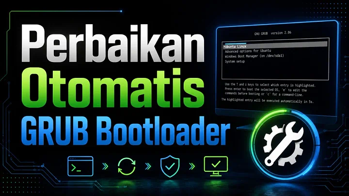 Perbaikan Otomatis GRUB Bootloader Pakai Skrip Bash