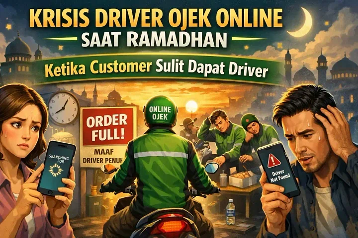 Krisis Driver Ojek Online Saat Ramadhan Ketika Customer Sulit Dapat Driver