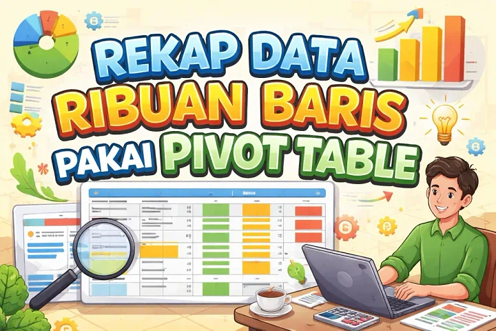 Panduan Pivot Table Excel: Rahasia Rekap Data Kilat Tanpa Rumus