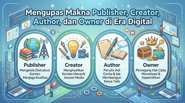 Makna Publisher Creator Author dan Owner di Era Digital