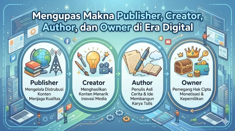 Makna Publisher Creator Author dan Owner di Era Digital