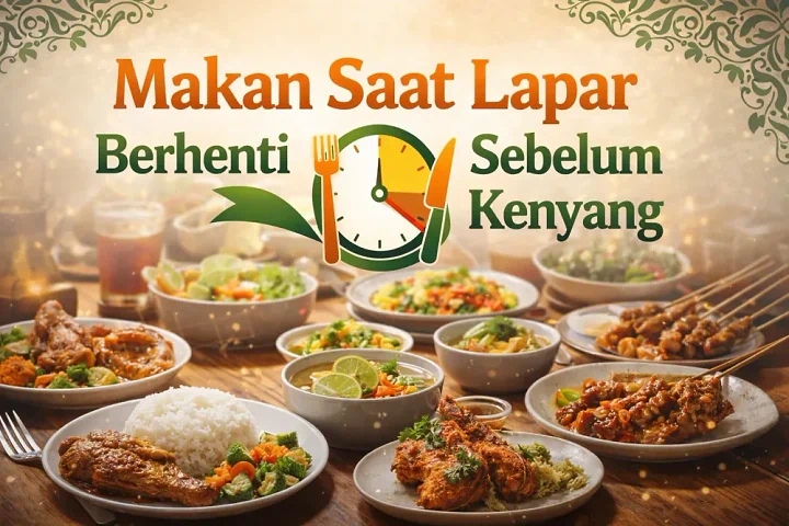 Seni Mengatur Porsi: Rahasia Makan Saat Lapar Berhenti Sebelum Kenyang