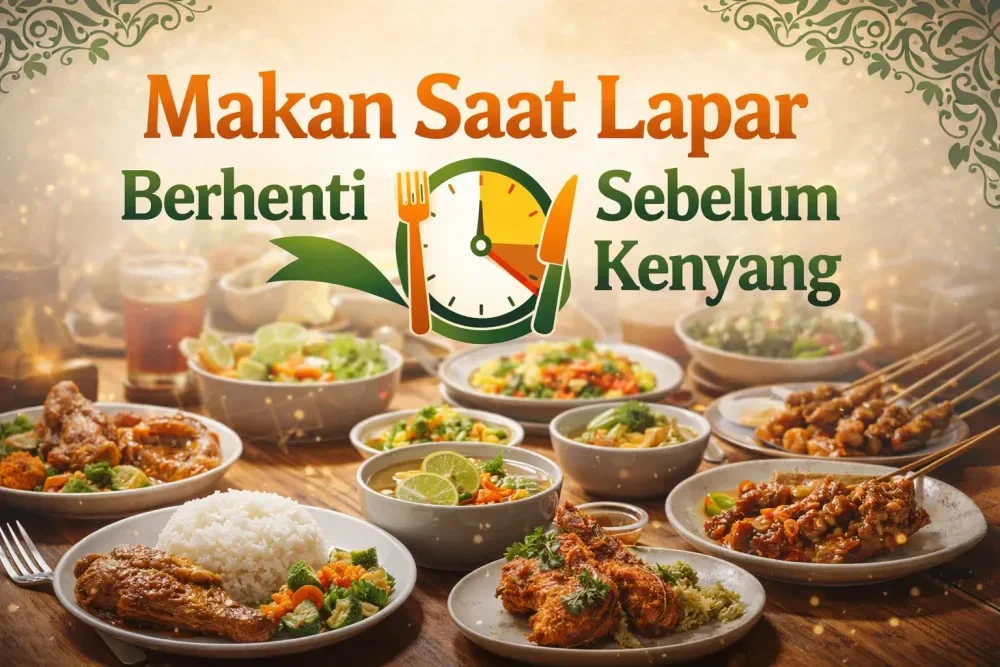Seni Mengatur Porsi: Rahasia Makan Saat Lapar Berhenti Sebelum Kenyang