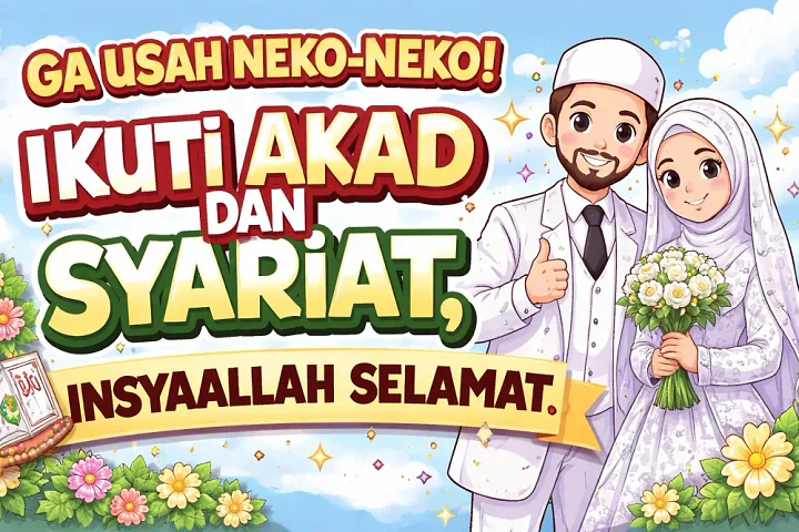 GA USAH NEKO NEKO IKUTI AKAD DAN SYARIAT INSYAALLAH SELAMAT
