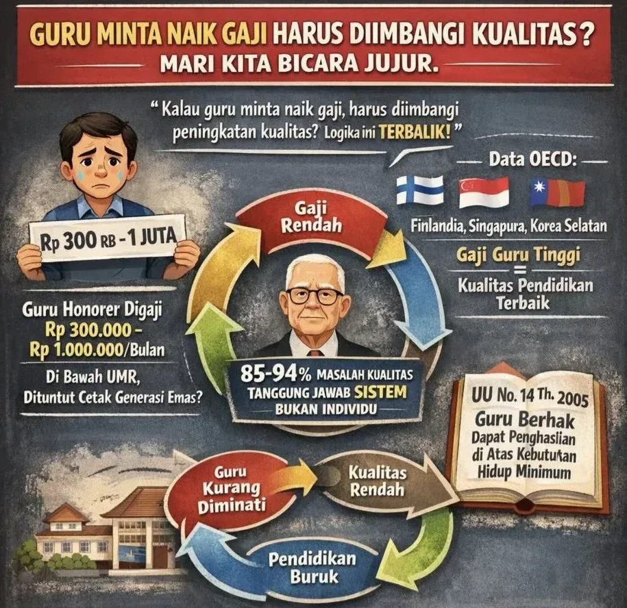 wajib naikkan gaji guru