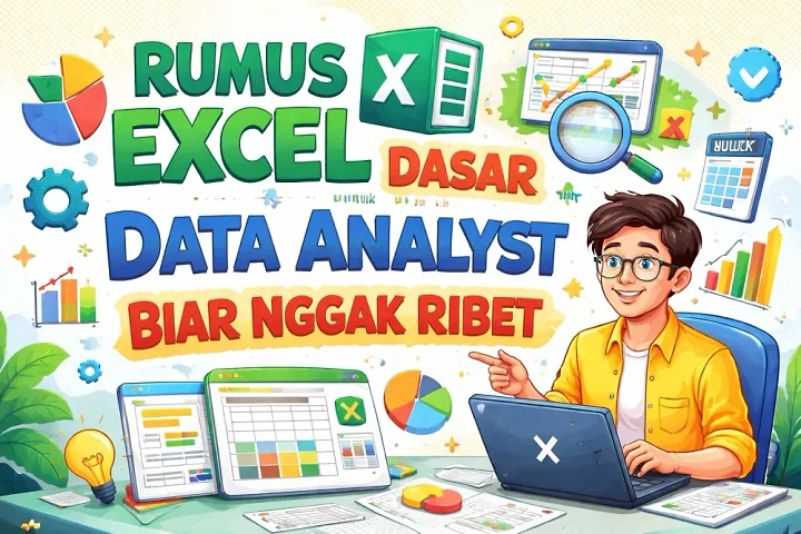 10 Rumus Excel Dasar untuk Data Analyst Biar Tidak Ribet