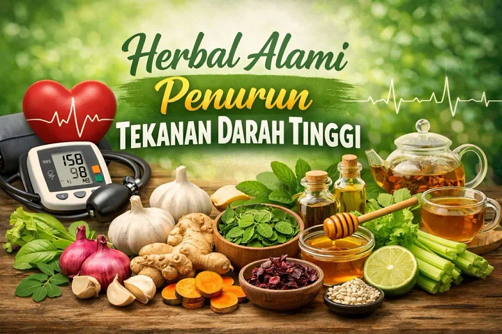 7 Herbal Alami Turunkan Darah Tinggi | Tanpa Efek Samping