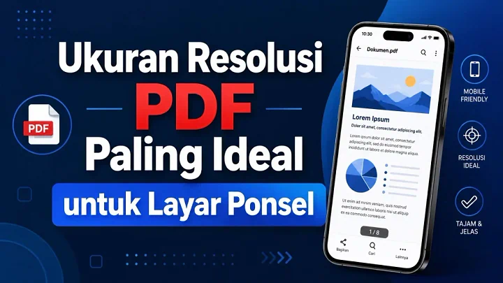 Ukuran Resolusi PDF Paling Ideal untuk Layar Ponsel