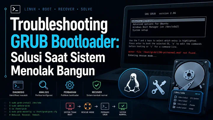 Troubleshooting GRUB Bootloader Linux: Solusi Tuntas