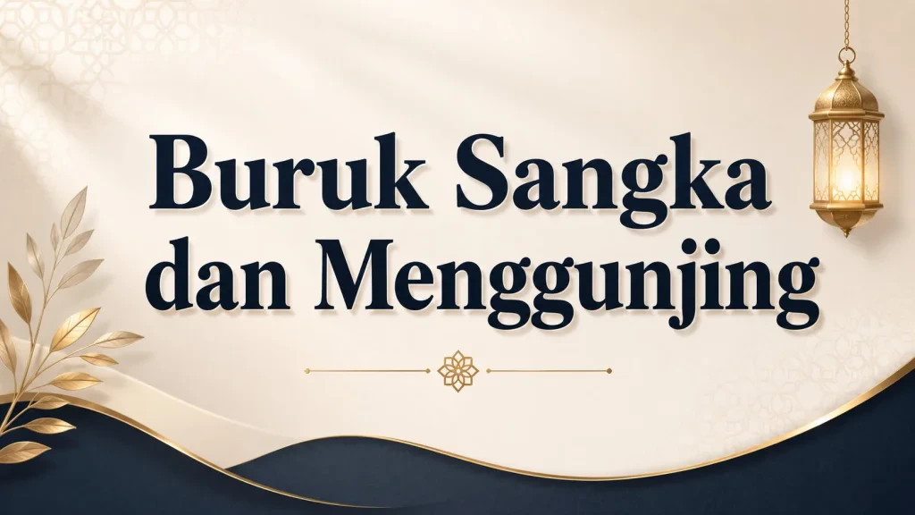 Panduan Islam Atasi Buruk Sangka dan Kebiasaan Ghibah