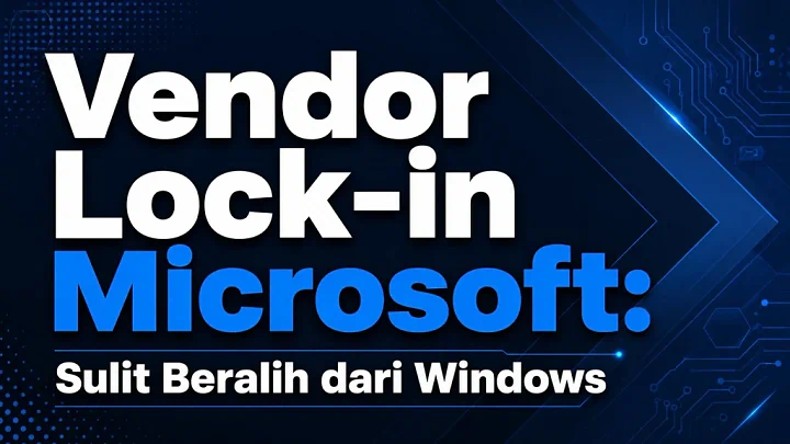 Vendor Lock-in Microsoft: Kenapa Windows Sulit Diganti