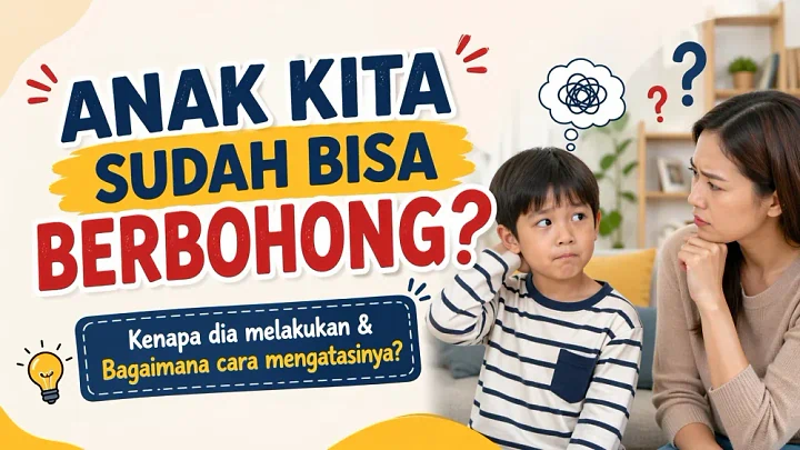 Anak Kita Sudah Bisa Berbohong? Simak Alasan Psikologis & Solusinya