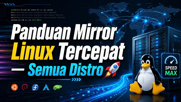Panduan Seting Mirror Linux Tercepat di Semua Distro