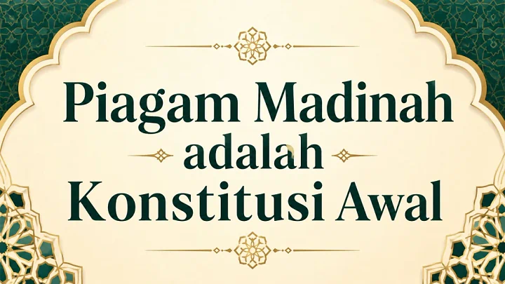 Piagam Madinah: Konstitusi Tertulis Pertama dalam Sejarah