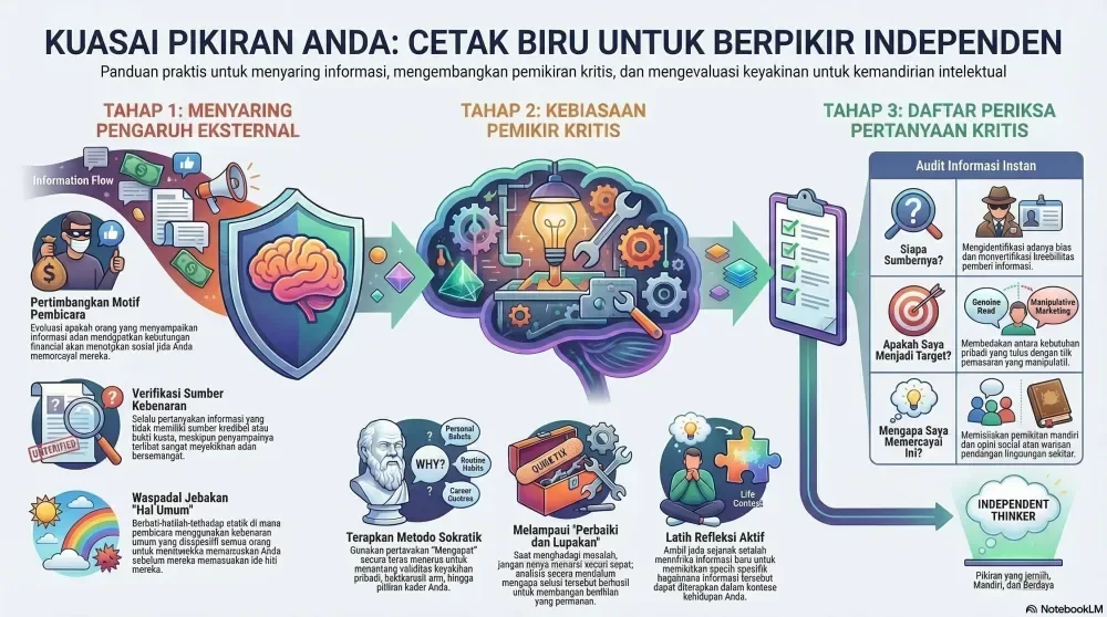 Ilustrasi Berpikir Kritis dan Metode Sokratik