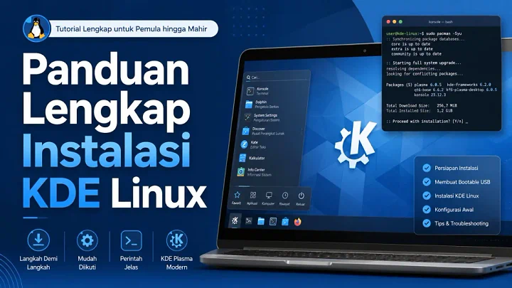 Panduan Lengkap Instalasi KDE Linux (Testing Edition) & Syarat Sistem