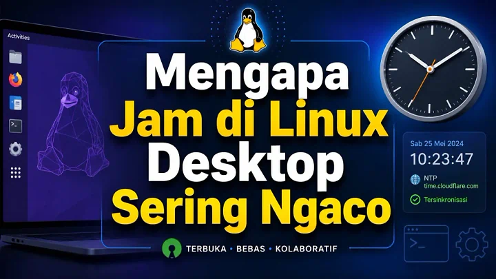 Mengapa Jam di Linux Desktop Minimalis Sering Ngaco? Ini Penyebab dan Solusinya