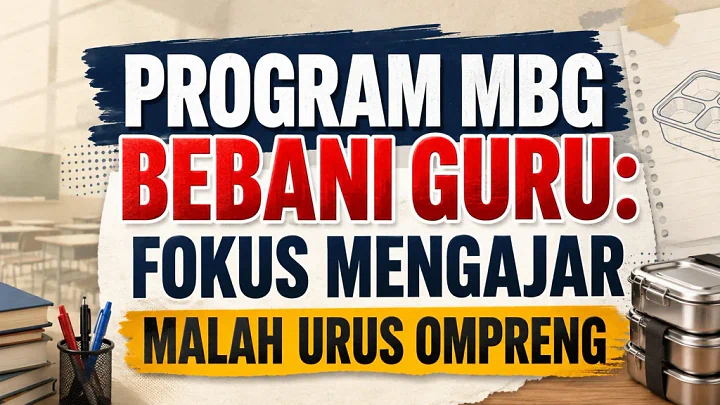 Program MBG Bebani Guru: Fokus Mengajar Malah Urus Ompreng