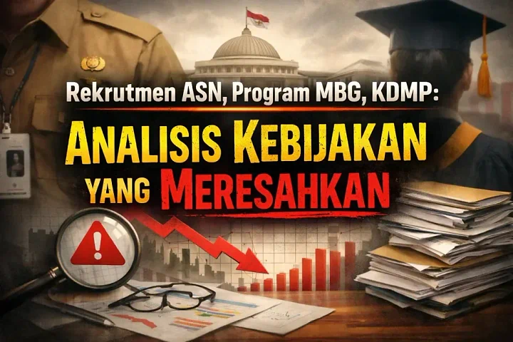 Rekrutmen ASN, MBG, KDMP: Analisis Kebijakan Bermasalah