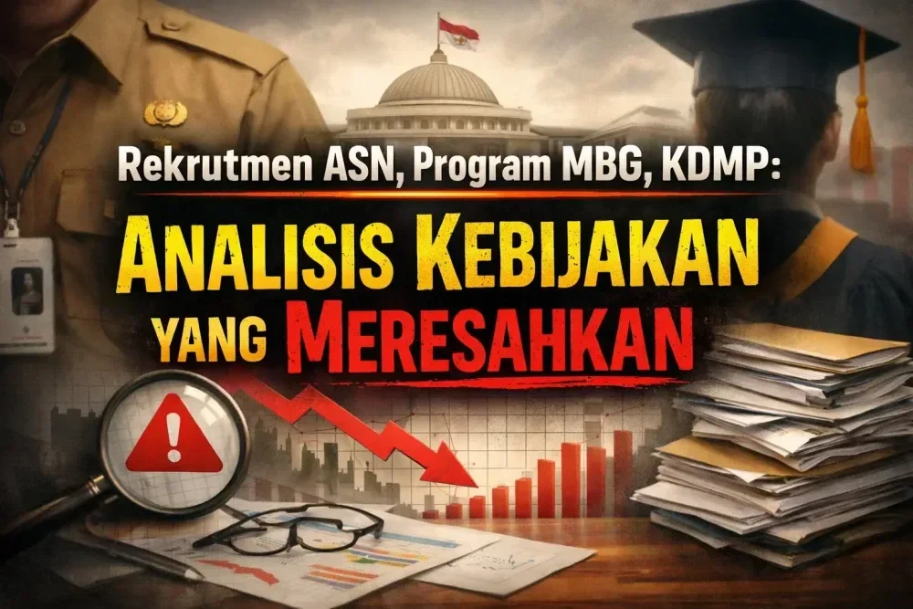 Rekrutmen ASN, MBG, KDMP: Analisis Kebijakan Bermasalah