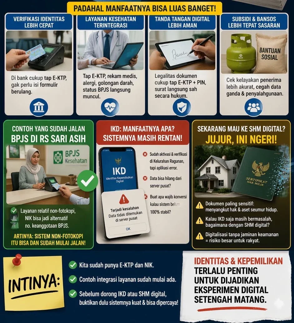 Layanan BPJS dengan NIK, tanpa fotokopi