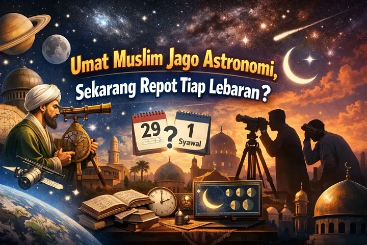Paradoks Hilal: Kenapa Umat Muslim Dulu Jago Astronomi, Sekarang Repot Tiap Lebaran?