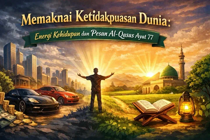 Memaknai Ketidakpuasan Dunia: Energi Kehidupan dan Pesan Al-Qasas Ayat 77