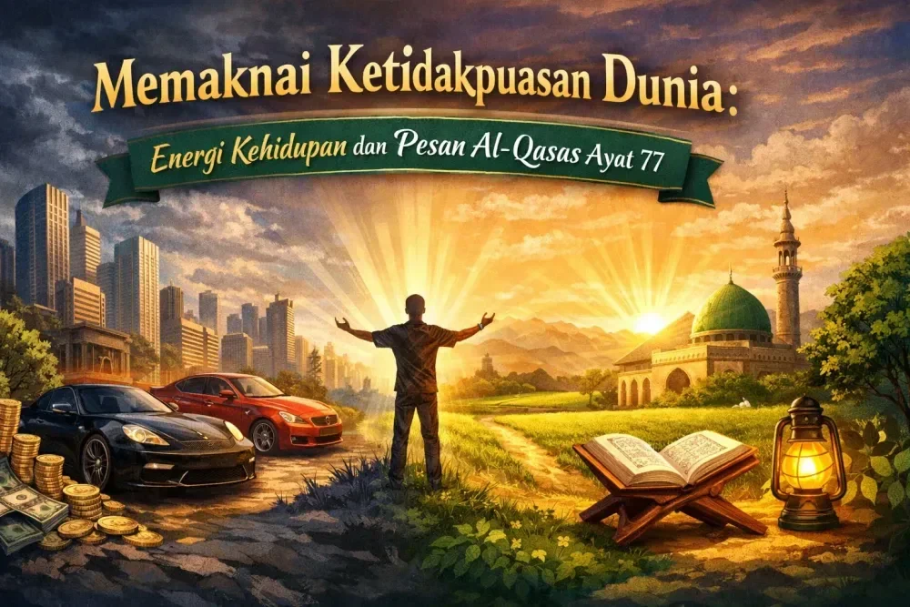 Memaknai Ketidakpuasan Dunia: Energi Kehidupan dan Pesan Al-Qasas Ayat 77