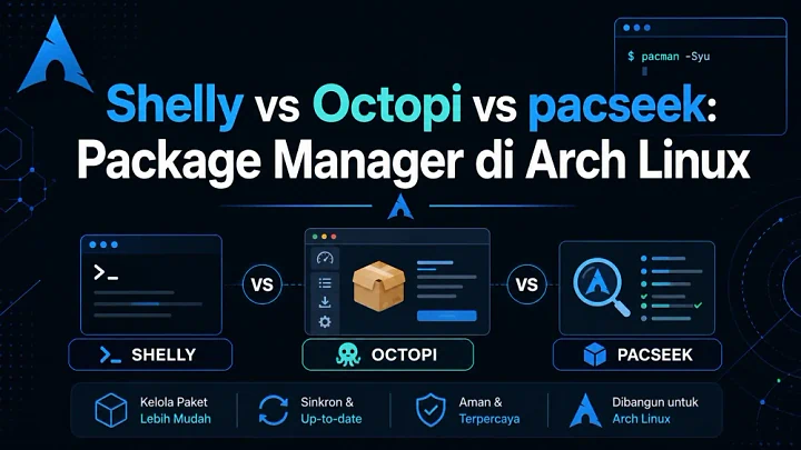 Perbandingan Shelly vs Octopi vs pacseek: Package Manager Terbaik di Arch Linux