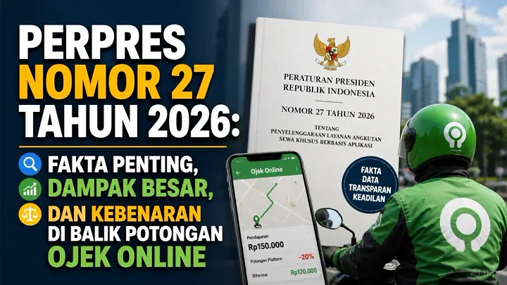 Perpres Nomor 27 Tahun 2026: Fakta, Dampak & Kebenaran Potongan Ojol