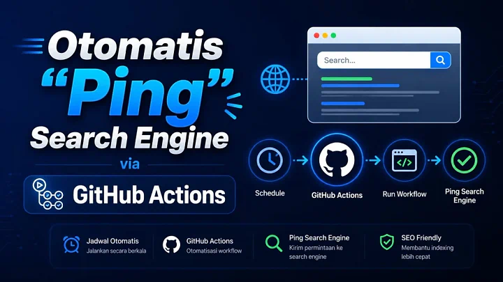 Trik Otomatisasi Ping Search Engine via GitHub Actions
