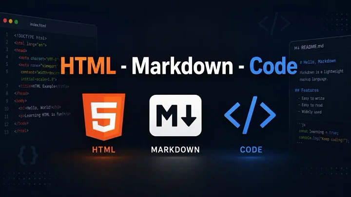 Kamus Lengkap Perbandingan Syntax HTML vs Markdown Beserta Hasil Render UI Browser