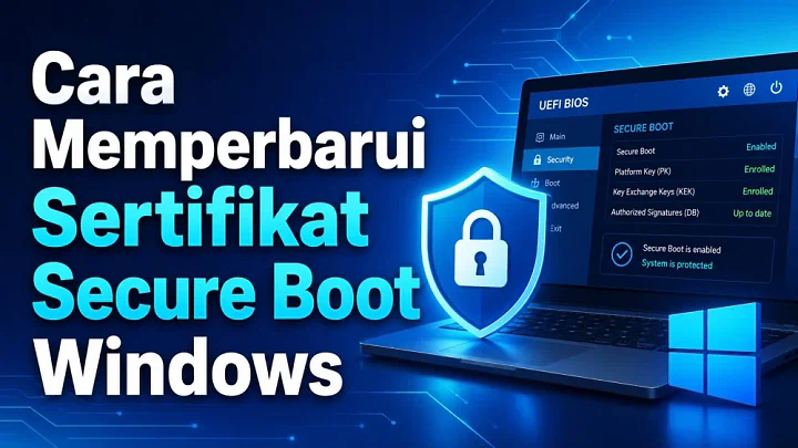 Cara Mudah Memperbarui Sertifikat Secure Boot Windows Agar Tidak Mogok