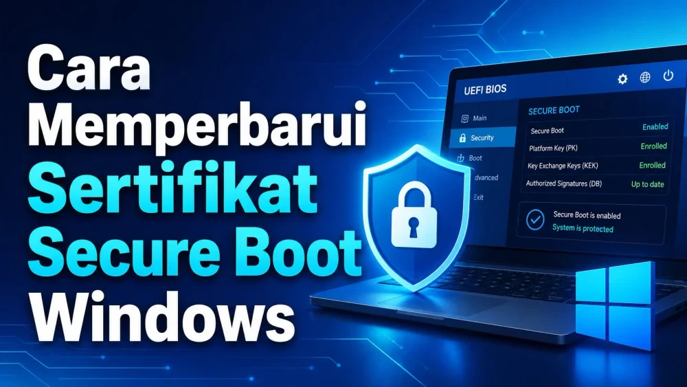 Cara Mudah Memperbarui Sertifikat Secure Boot Windows Agar Tidak Mogok