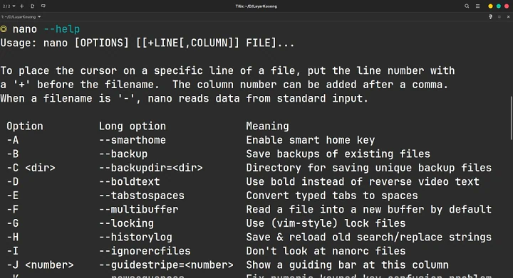 GNU nano 9.1 Rilis: Editor Teks CLI Populer
