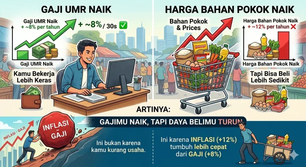 Potret kondisi pasar tradisional dan daya beli masyarakat yang menurun