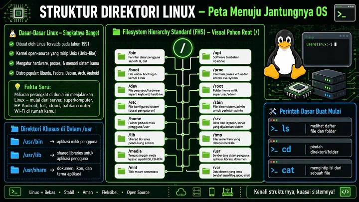 Memahami Struktur Direktori Linux: Panduan Navigasi Sistem Operasi