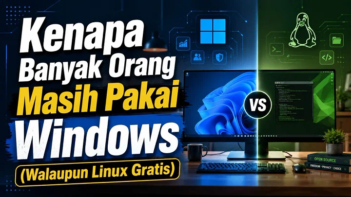 Kenapa Banyak Orang Masih Pakai Windows? (Walaupun Linux Gratis)