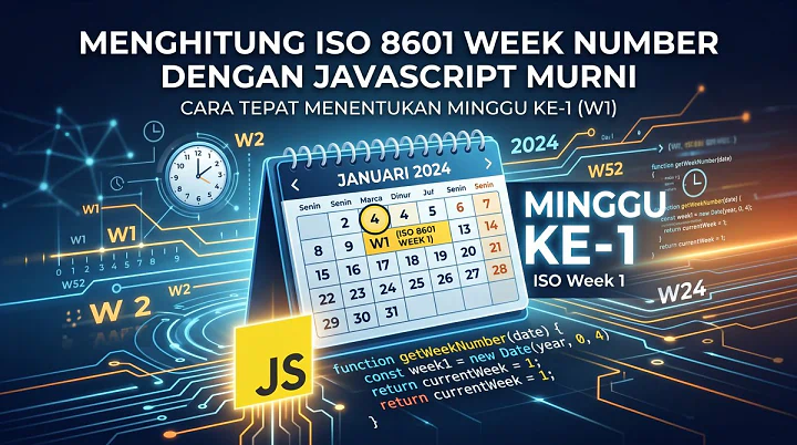 Cara Menghitung ISO 8601 Week Number dengan JavaScript