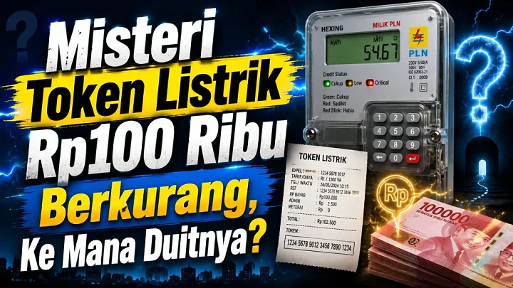Misteri Token Listrik Rp100 Ribu Berkurang, Ke Mana Duitnya?