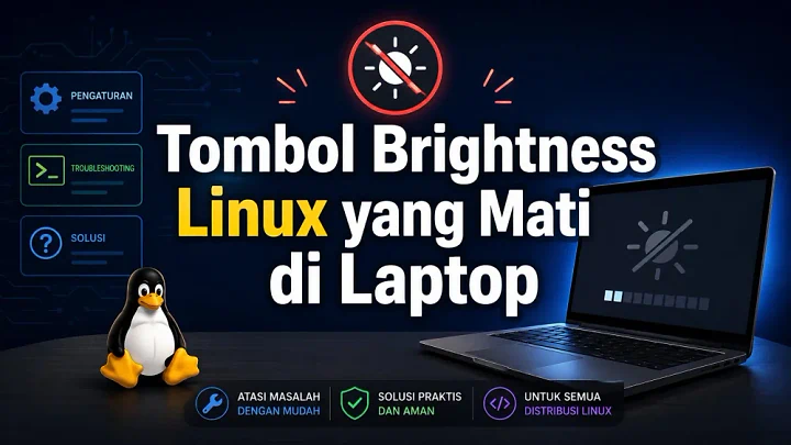 Cara Mengatasi Tombol Brightness Linux yang Mati di Laptop Lenovo (Debian 13)