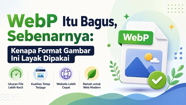 WebP Itu Bagus, Sebenarnya: Kenapa Format Gambar Ini Layak Dipakai