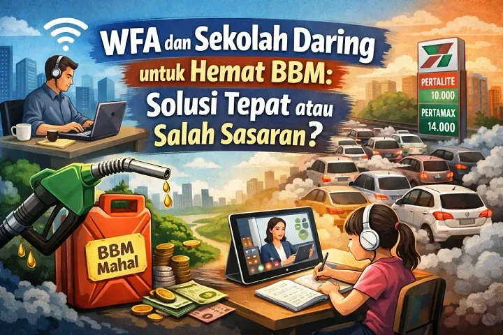 WFA dan Sekolah Daring untuk Hemat BBM: Solusi Tepat atau Salah Sasaran?