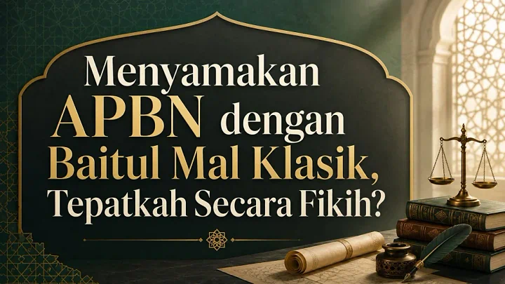 Menyamakan APBN dengan Baitul Mal Klasik, Tepatkah Secara Fikih?
