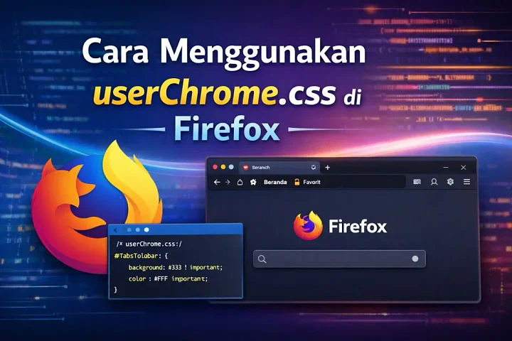 Cara Menggunakan userChrome.css di Firefox untuk Pemula (Panduan Lengkap)