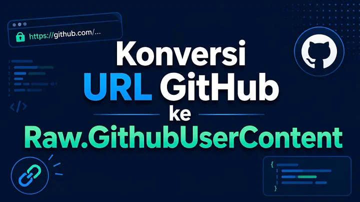 Konversi URL GitHub ke Raw