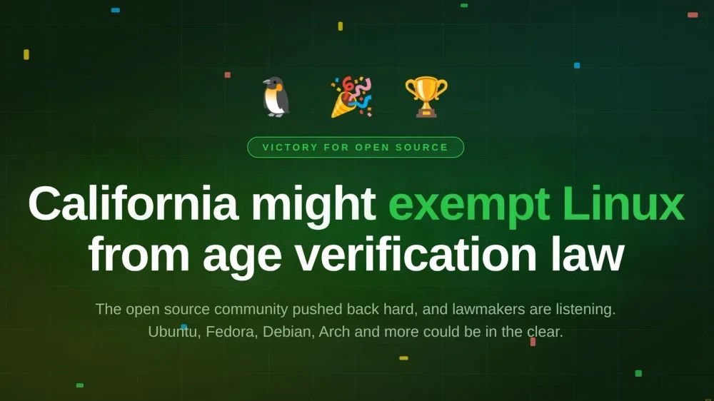 Analisis Miring Ketika California Hampir Paksa Linux Kumpulkan Data Usia