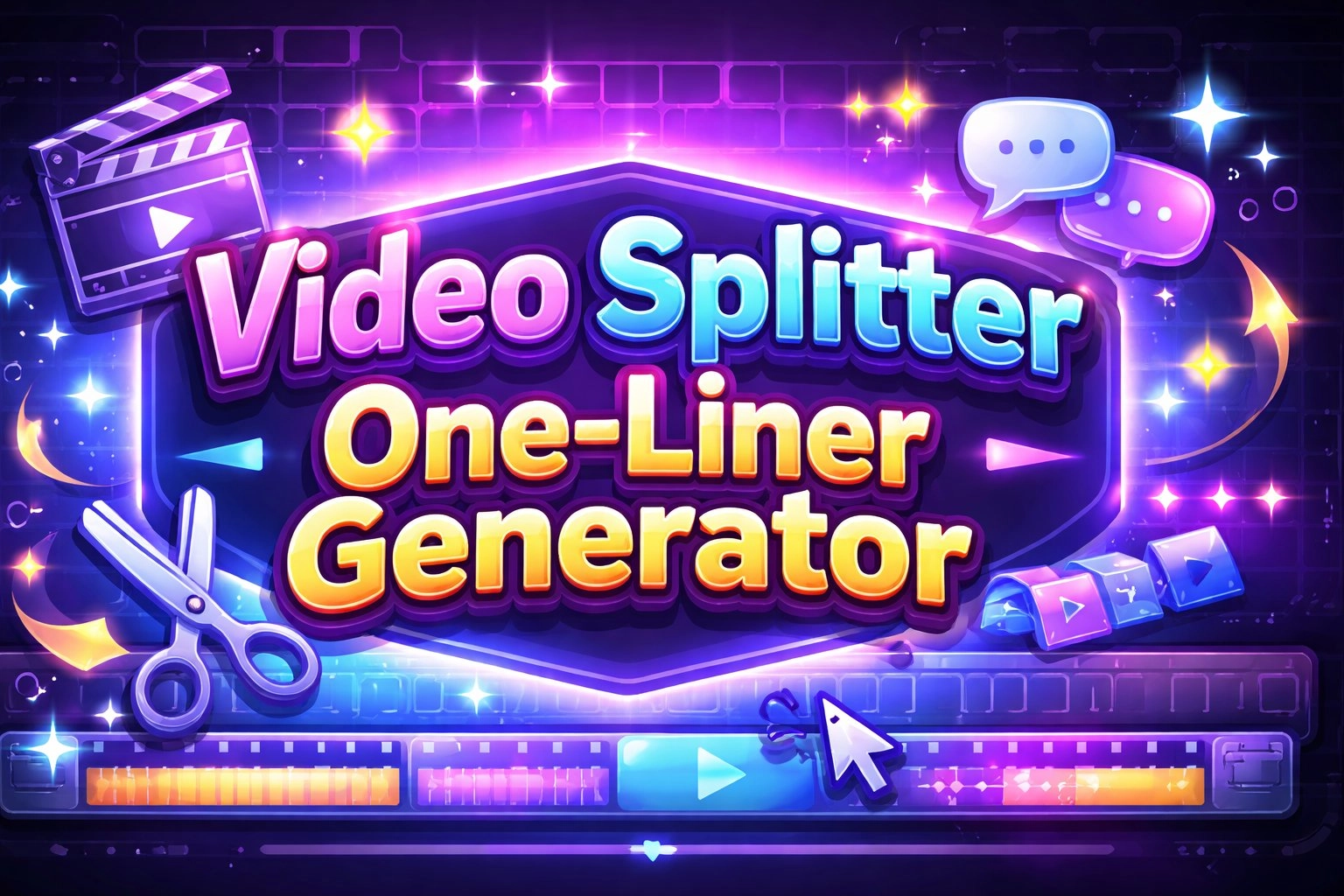 Video Splitter One-Liner Generator