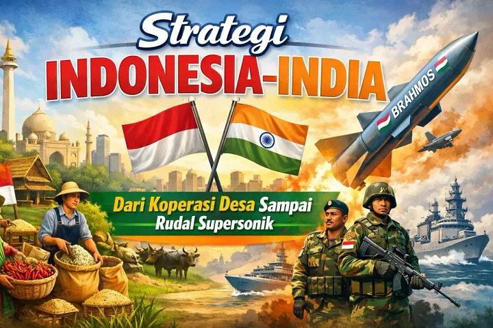 Hubungan Strategis Indonesia-India 2026: Antara Pikap Desa dan Rudal BrahMos