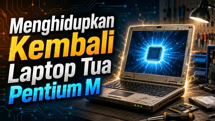 Menghidupkan Kembali Laptop Tua Pentium M dengan antiX Linux